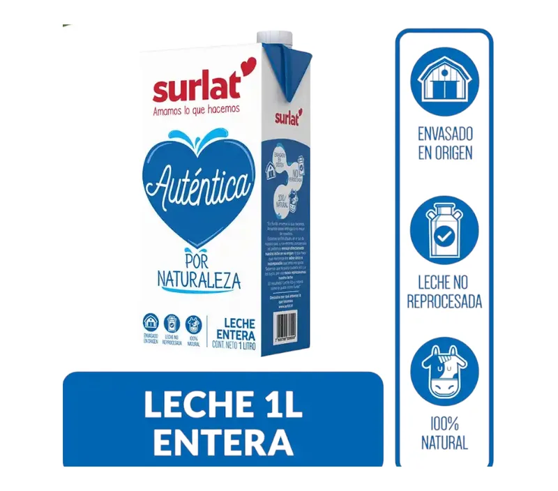 LECHE ENTERA SURLAT 31% MG