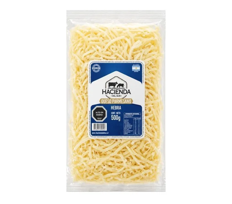 QUESO PARMESANO HEBRA 500GRS CAJA 5 KG