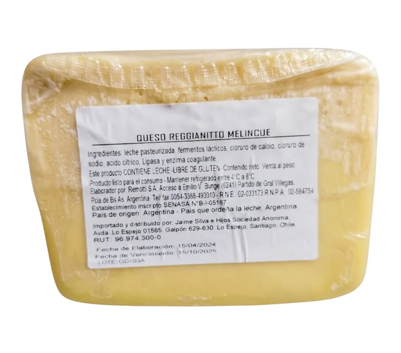 QUESO REGGIANITTO FONDI CUÑA 1 KG