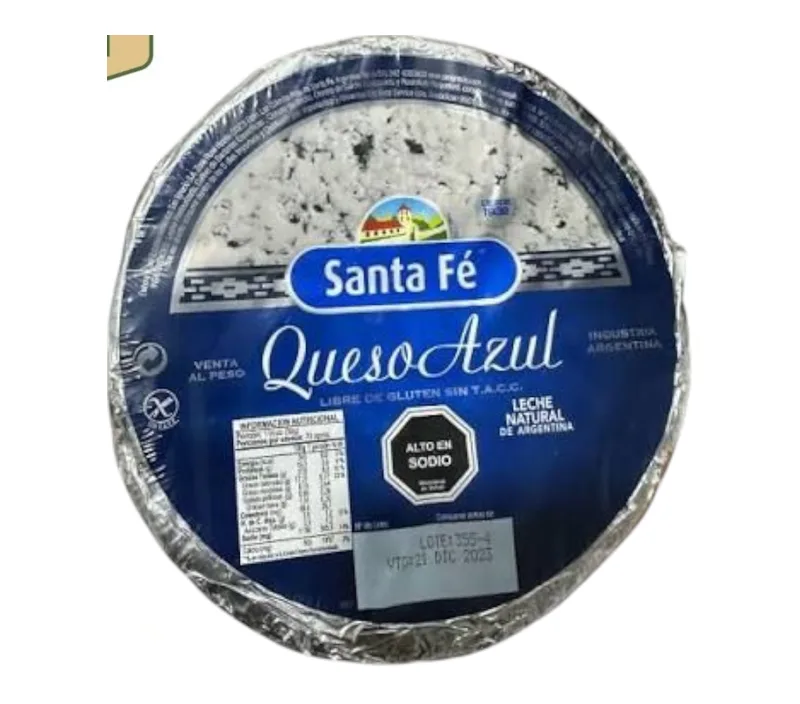 QUESO AZUL SANTA FE 2KG CAJA 2 UNIDADES
