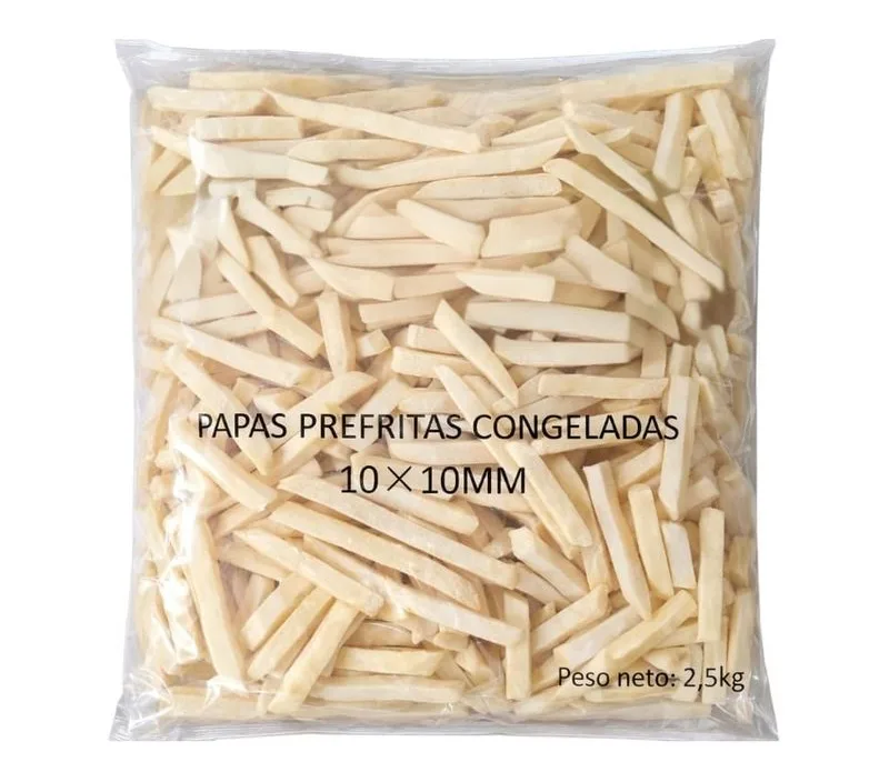 PAPA PRE FRITA MACAN 10 MM BOLSA 2.5 KILO CAJA 10 KILOS
