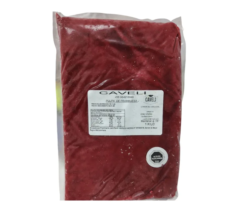 PULPA FRAMBUESA BOLSA 1 KILO