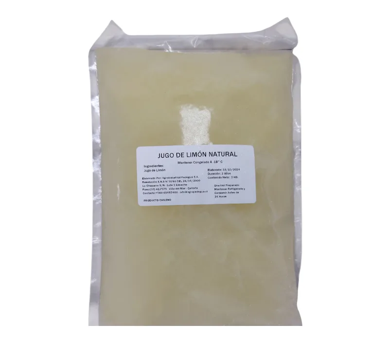JUGO DE LIMON NATURAL BOLSA 1 KILO