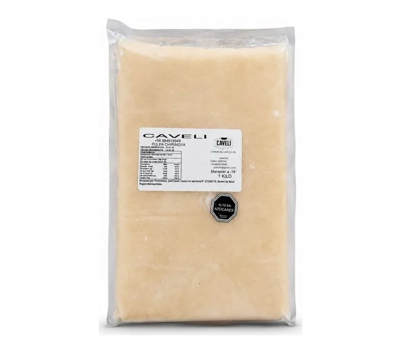 PULPA CHIRIMOYA DE 1 KILO CAJA 10 KG