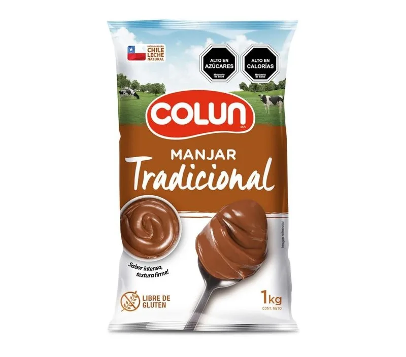 MANJAR COLUN BOLSA KG CAJA 9 UNIDADES