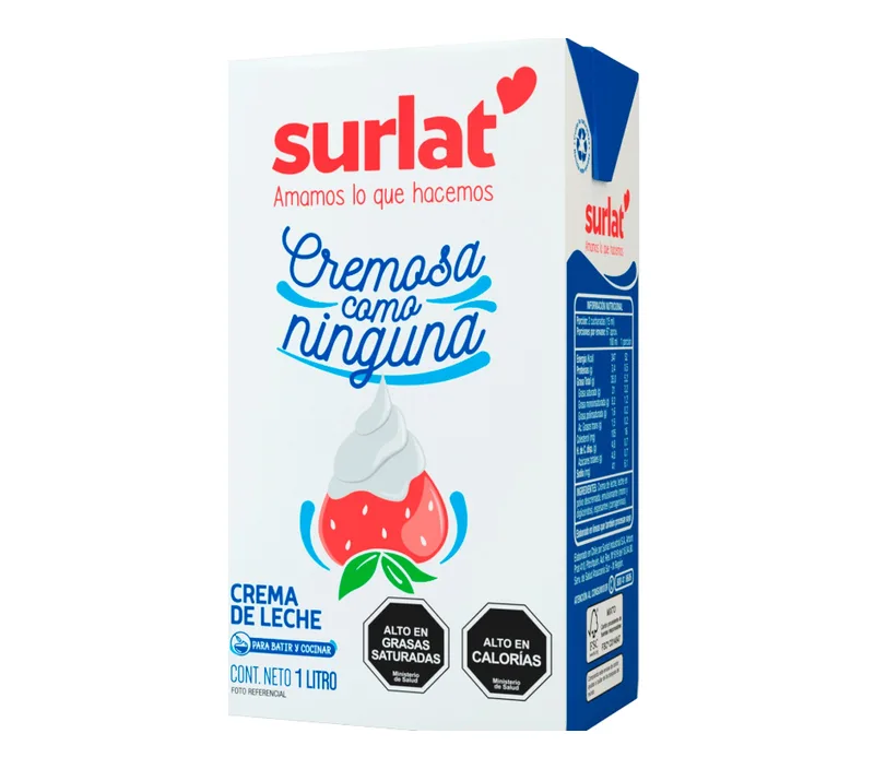 CREMA SURLAT 35 % MG 12 LITROS POR CAJA