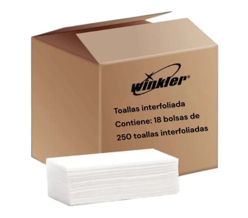 TOALLA INTERFIOLADA HOJA SIMPLE 18X250CAJA 4500 UNIDADES