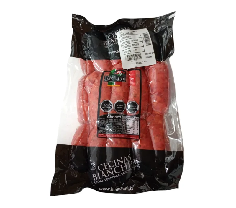CHORIZO GRANEL BIANCHINI BOLSA 2 KILOS