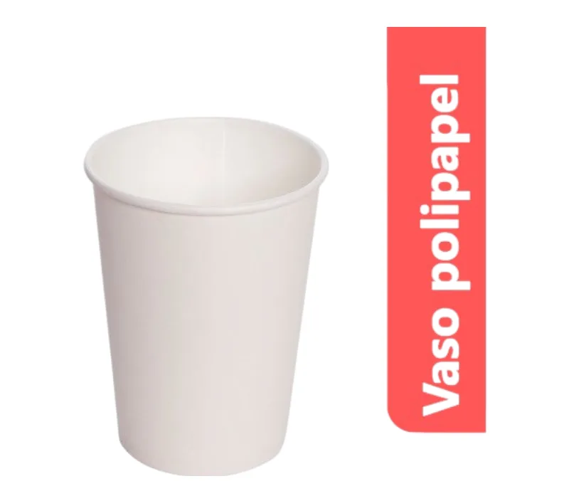 VASO BLANCO UNA CAPA 8 OZ MANGA 50 UNIDADES CAJA 1000UNIDADES