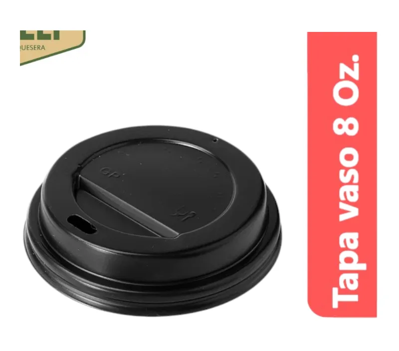 TAPA VASO 8oz MANGA 50 UNIDADES CAJA 1000 UNIDADES