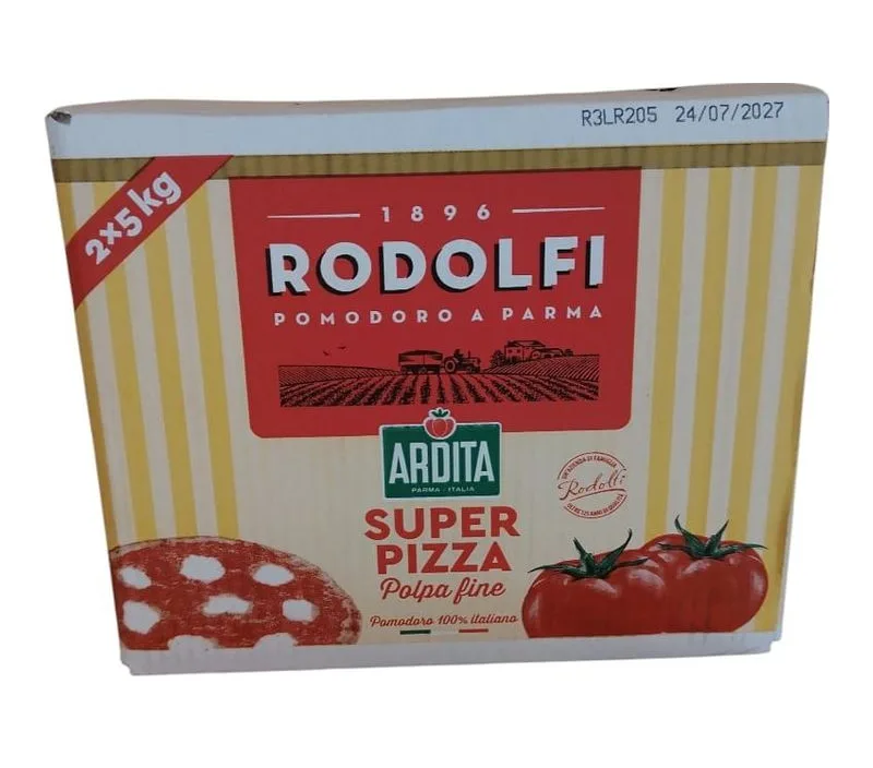 PULPA DE TOMATE PARA PIZZA BOLSA 5KG CAJA 10KG