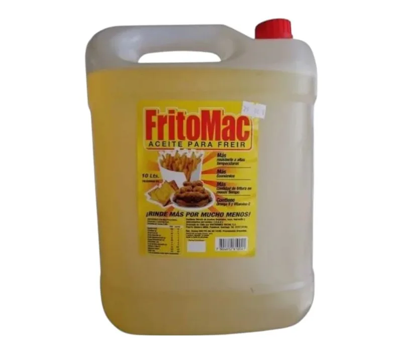 ACEITE PARA FREIR FRITOMAC ALTO RENDIMIENTO BIDON 10 LT