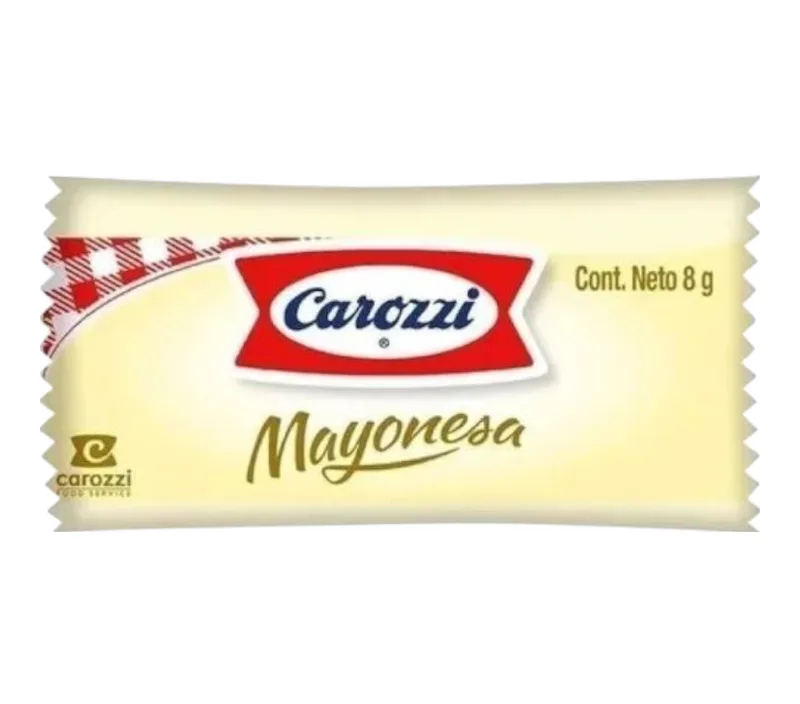 MAYONESA PORCIONADA CAROZZI 8 GR 500 UNID X CAJA