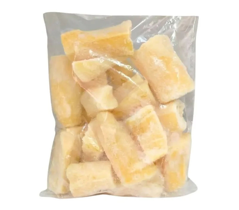 YUCA EN TROZOS CONGELADO 500 GRS CAJA 12 KILOS 24 UNIDADES VTA X KILO