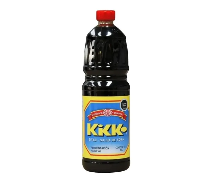 SALSA SOYA KIKO 1 LITROS CAJA 12 UNIDADES