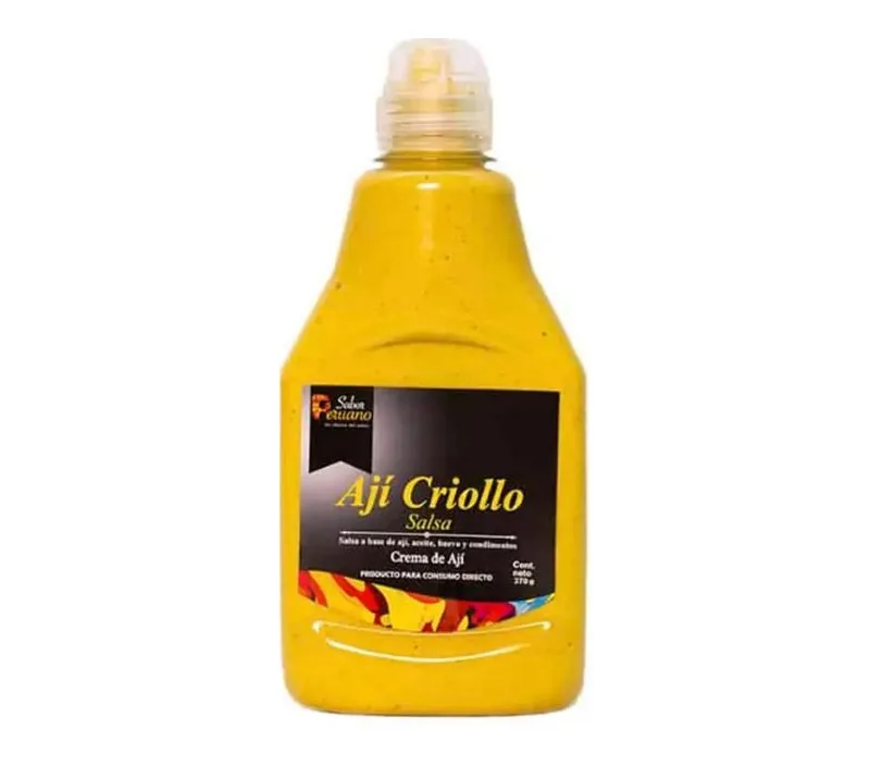 SALSA AJI CRIOLLO  370 GRS CAJA 12 UNIDADES