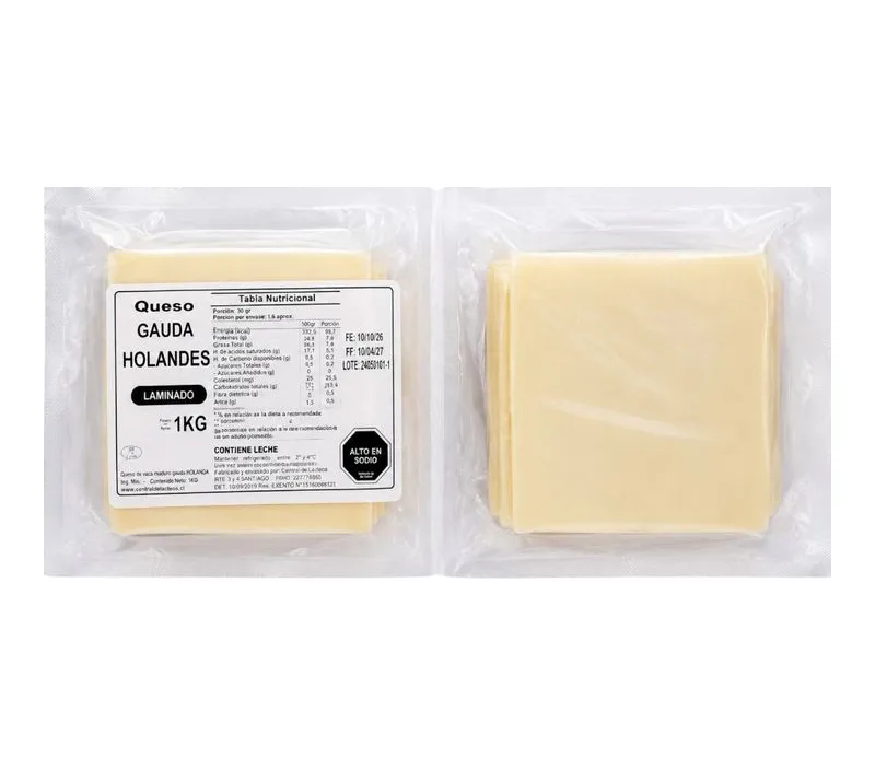 GOUDA LAMINADO HOLANDES 1KG CAJA 12 KG