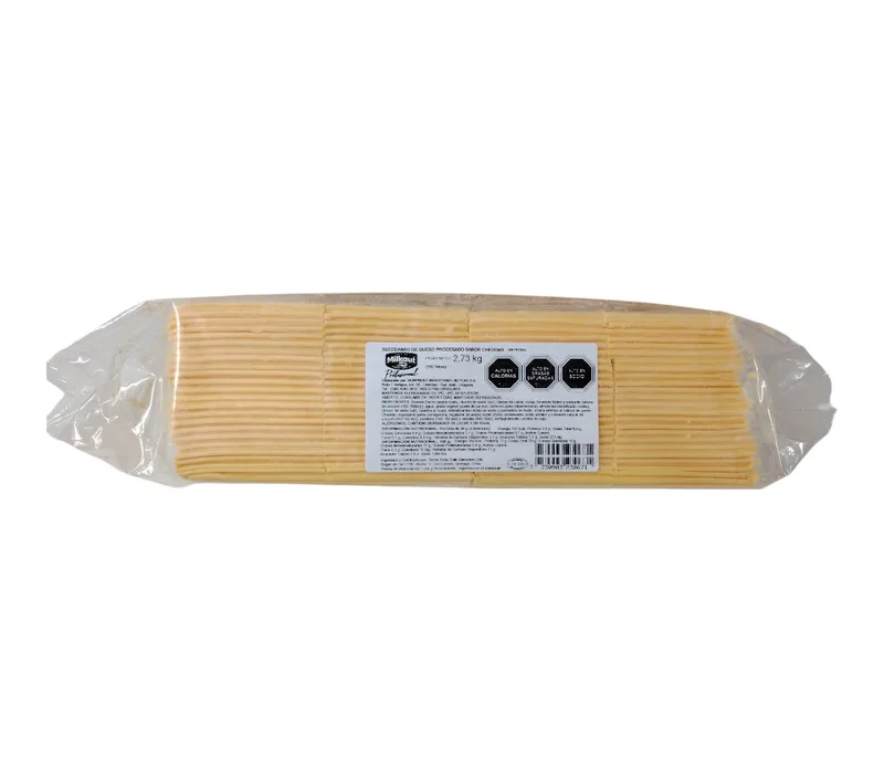 QUESO CHEDDAR LAMINADO INDUSTRIAL 2.73 KG
