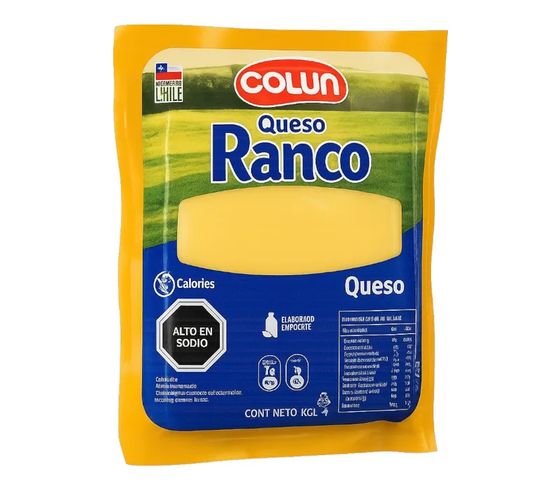 QUESO RANCO T2 BARRA 2 KILOS CAJA 8 UNIDADES