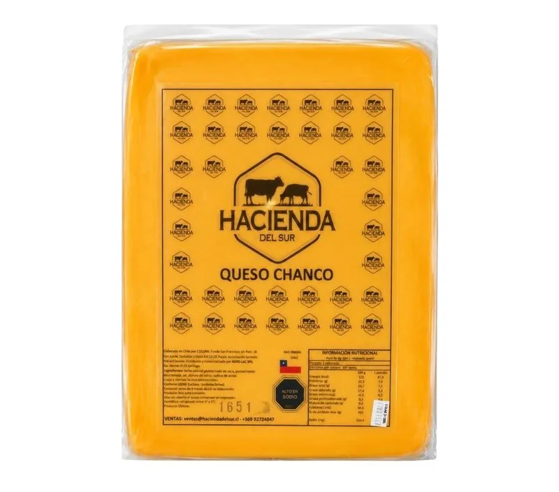 QUESO CHANCO HACIENDA DEL SUR 10KG PESABLE